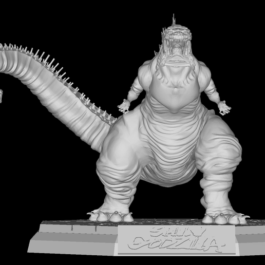 Shin Godzilla Fourth Form (base update) 3D model
