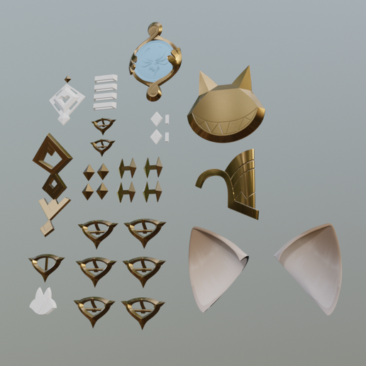 Genshin Impact - Lynette Cosplay Accessories #snb.191