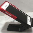 0 - 4 (1).jpg STL file phone holder - with a cover on your phone・3D printer model to download