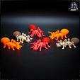 Bild8.png Articulated Ant - Print in Place - No Supports - Multicolor - Keychain