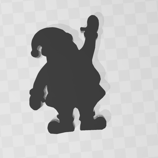 santa claus silhouette template