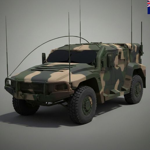 Thales Hawkei PMV – Australian Protected Mobility Vehicle STL 3D Print Model