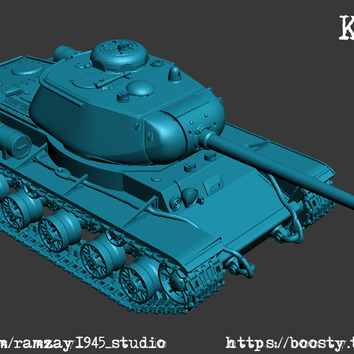 kv-85-front.png KV-85 Soviet heavy tank 1:100