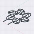 Leaf-Ring-Trellis-T-R-F-CAD.jpg Modern Leaf Ring Trellis for Climbing Plants