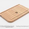 d9c0c4fd0800131734ef3d0c78c5e571_display_large.jpg Free STL file Folding Smartphone Holder cnc/laser・3D print design to download