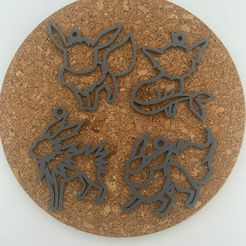136b.jpg Fichier STL Pokemon - Evoli / Eevee Evolution・Modèle à imprimer en 3D à télécharger