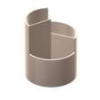 Untitled1.png Круговой горшок для ручек 1 STL файл - цифровая загрузка -4 размера - домашняя утварь, минималистский современный дизайн - держатель кистей для макияжа