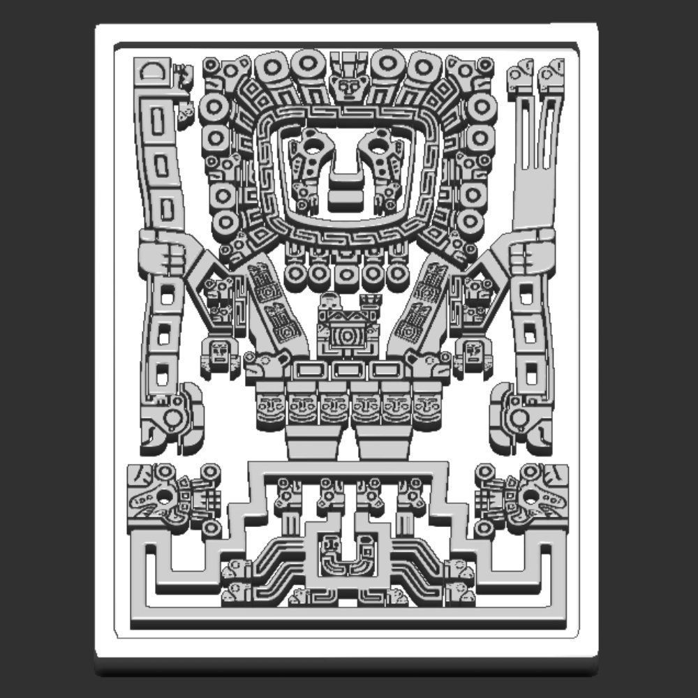 silver.jpg OBJ file Viracocha Inca God・3D printer design to download, cspb79