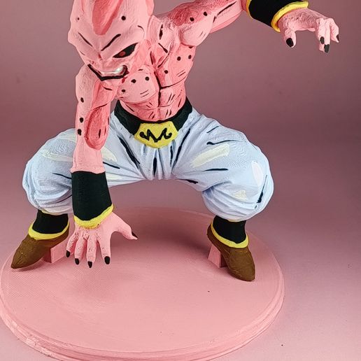 👾 Kid Buu - Dynamic Stance・ STL File for 3D printing・Cults