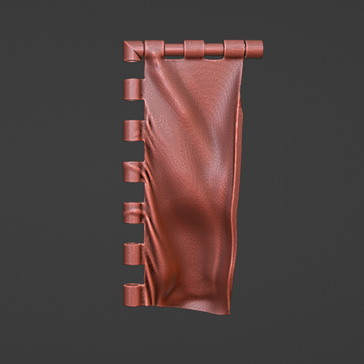 Space Marine Banner 3D model