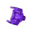 blank shoulder bear skull.stl Rune Covered Wolf Mech - Modular version