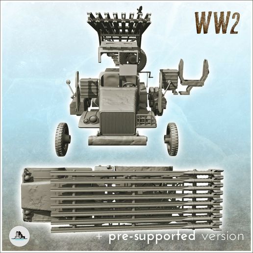 6.jpg BM-13 Katyusha - (pre-supported version included) WW2 USSR Russian Flames of War Bolt Action 15mm 20mm 25mm 28mm 32mm