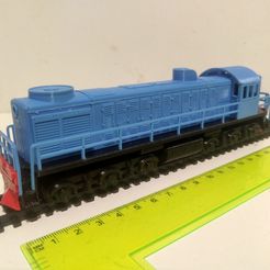 1.jpg STL file TEM2 diesel locomotive・3D printer model to download