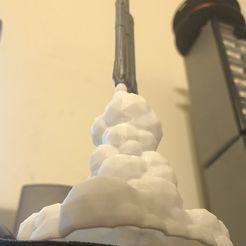 IMG_1333.jpg Low poly Falcon Heavy - hollow exhaust