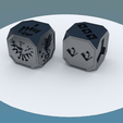 Vykladka.png Action and Faction bones for Dune Dice Game - board game free 3D model