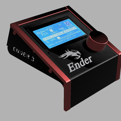 Abdeckung Perspekt1.png Display- Frame for Ender 3 and Ender 5 3D Printer
