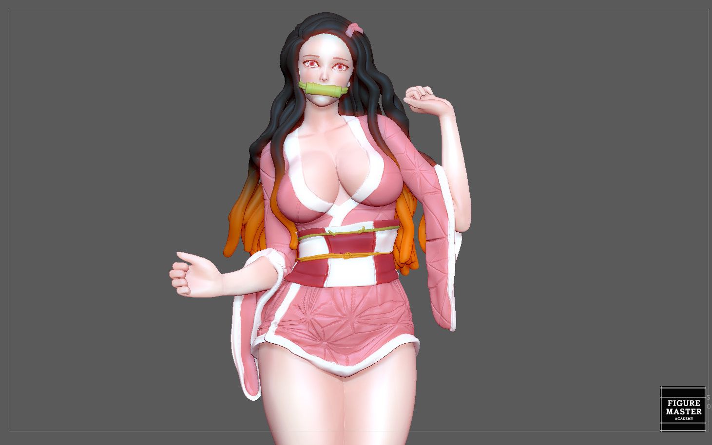 23.jpg Fichier 3D NEZUKO ADULT demon slayer kimetsu no yaiba SEXY GIRL WOMAN LINGERIE ANIME modèle d'impression 3D・Design pour impression 3D à télécharger, figuremasteracademy