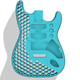 cyan.png Hexagon Style Stratocaster Fender Body