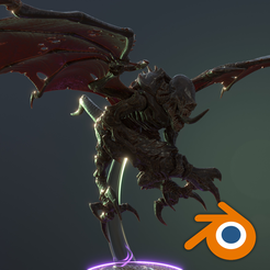 Goyle-Blender-Preview-1.png space bugs of death goyle pack blender files