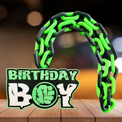 BIRTHDAY BOY (HULK) CHAIN