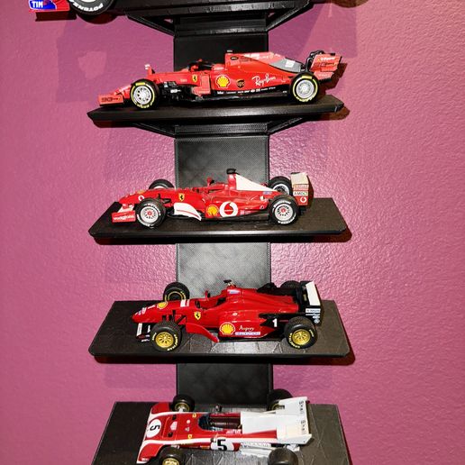 IMG_4791.jpeg Stackable Shelf for Toy Car Display - Vertical & Space-Saving
