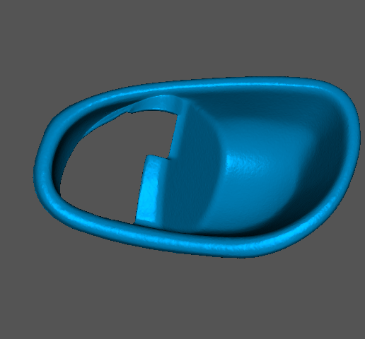 Jaguar S-Type-r  door handle frame 3D model