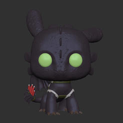 1.png Fichier OBJ Funko Krokmou - Comment dresser ton dragon・Modèle pour imprimante 3D à télécharger