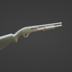 1.png STL file Japanese Shotgun・3D printer model to download
