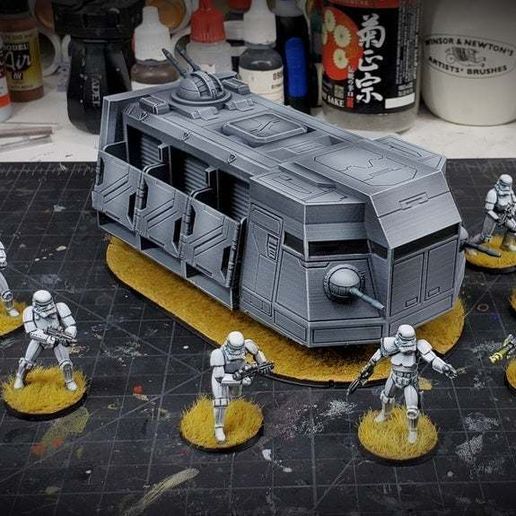 Star Wars Legion - Imperial Troop Transport - 3D model önizlemesi