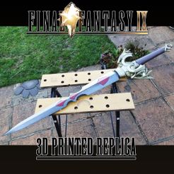 9.jpg Файл STL Save the Queen sword Final Fantasy IX・Дизайн 3D-печати для загрузки3D, ThatGuyMike