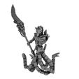 Tomb-Guardian-Leader-with-energy-cube-and-spear-4.jpg Eternal Dynasty Tomb Guardian Warriors and Leaders (Sci Fi Resin Miniatures)