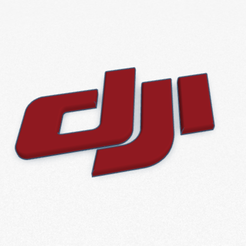 Sin-título.png Free 3D file DJI Logo・3D printer design to download