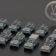 Esyrian-Vehicles-Showcase-1.png Esyrian vehicle set 6mm for 6mm  [PRE-SUPPORTED]
