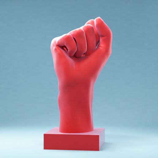 Hand 3: Fist 3D model