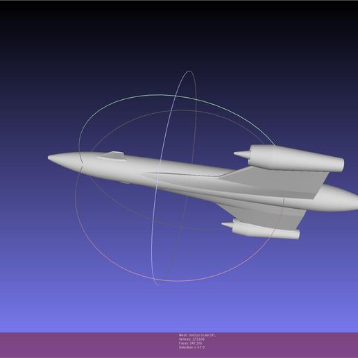 ️ ESA Invictus Hypersonic Spaceplane Model・ STL File for 3D printing・Cults