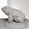 frog-sculpture-2.png Frog sculpture stl 3d print file