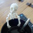 Skeleton_05.jpg Fully Articulated Human Skeleton 3D Print-In-Place STL Model Fidget Toy