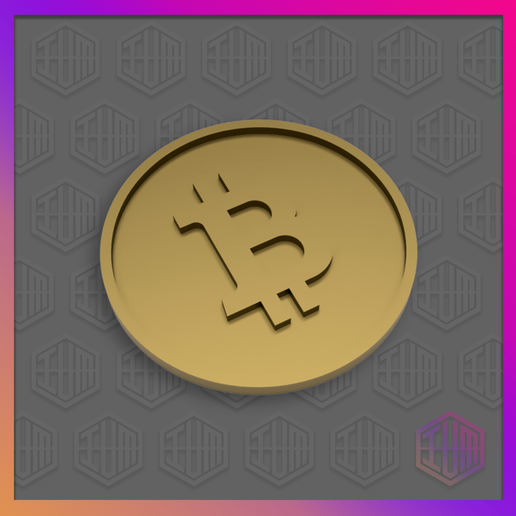 BITCOIN 3D model