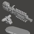 Infantry_Railgun_Kit_Contents.jpg Dust War - Infantry Railgun Gun \ Backpack \ Flat 30x60mm Base