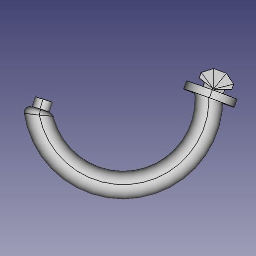 V_Slot_Rail_Hook 3D model