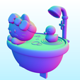 untitle2d.png assemblable hellokitty bathtub bathroom san rio funko pop キューティートレートレー