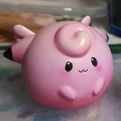 clefairy4.jpg Free STL file Pokemon Clefairy figure・3D printable object to download