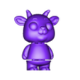 goat standing flexy.stl Flexy Goat Buddy - брелок в комплекте