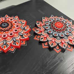 Mandala multicolore