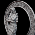 Virgo_03.png Virgo Zodiac Greek Woman Sculpture 3D print model
