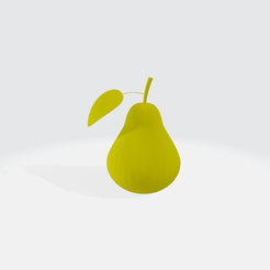 pear_1.png Fichier STL Poire・Modèle pour imprimante 3D à télécharger