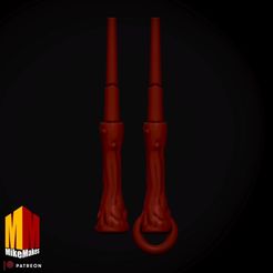 95536F88-6F29-4F17-893F-6050F9C59797.jpeg 3D file Harry Potter Wand Keychain & Christmas Tree Ornament 3D Model・3D print design to download, MikeMakes08
