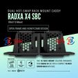 2.jpg 10-Inch 1U Dual Hot-Swap Rack Mount Caddy for Radxa X4 SBC - 3D Printable STL & 3MF Files | Custom Design for Homelab Clusters