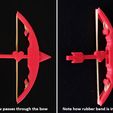 instructions_display_large.jpg Archivo STL gratuito Bow and Arrow - Dispara una flecha / Valentines Day Heart Arrow hasta 5 metros!・Design para impresora 3D para descargar, Muzz64