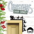 017a.jpg 🎅 Christmas door corners vol. 2 💸 Multipack of 10 models 💸 (santa, decoration, decorative, home, wall decoration, winter) - by AM-MEDIA